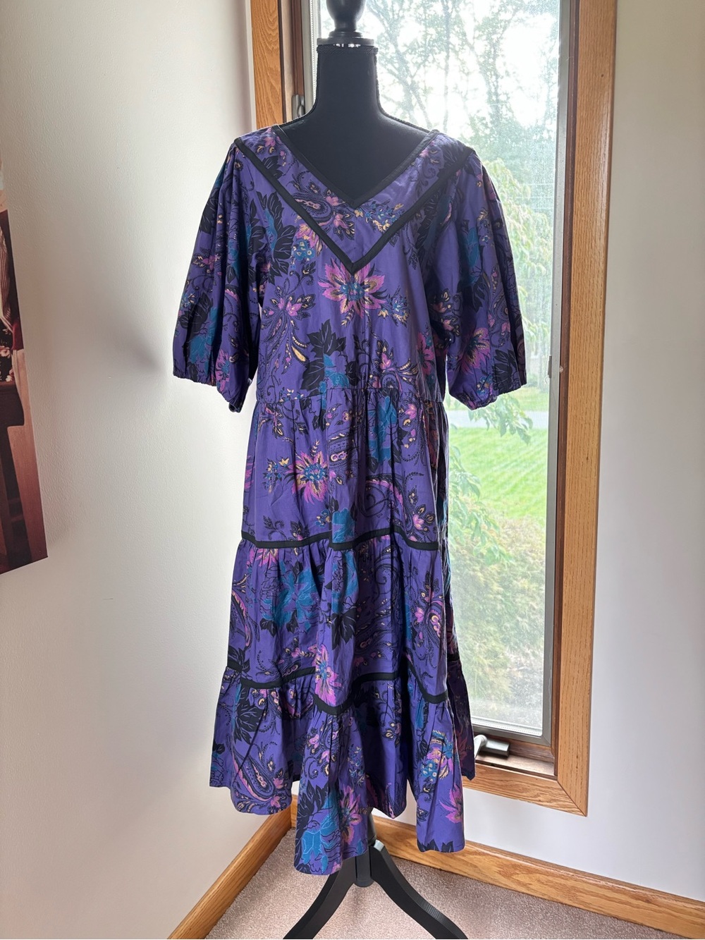 Rare Vintage 1970’s “Her Excellency” Boho Hippie Dress with Original Tag!